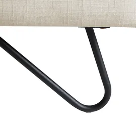 Beliani Lannion 180 x 200 cm Hellbeige