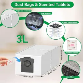 bpbdzz 32 Stück Zubehörset für Dreame L10s Ultra Gen 3/X40 Ultra Complete/X40 Master für Mova P50 Pro/P10, 2 Hauptbürsten, 4 Filter, 6 Wischpads, 6 S...