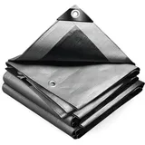 VOUNOT Abdeckplane 3 x 5 m Grau