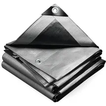 VOUNOT Abdeckplane 3 x 5 m Grau