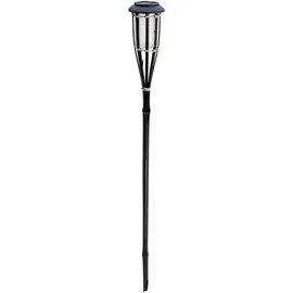 PROGARDEN Solarlampe Fackel Kunststoff 65 cm