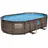 Set 488 x 305 x 107 cm rattanoptik inkl. Filterpumpe