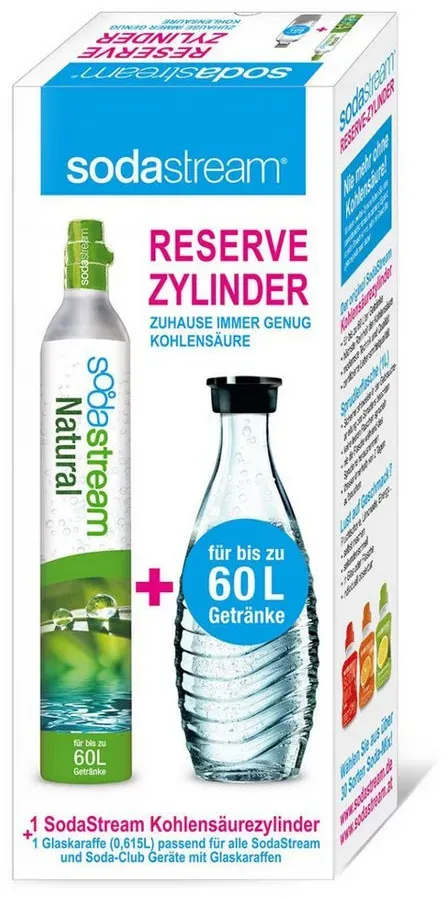 sodastream glaskaraffe