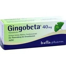 betapharm Gingobeta 40 mg Filmtabletten