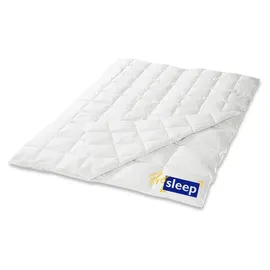 HANSKRUCHEN GmbH HANSKRUCHEN® Daunendecke 135x200 cm Ganzjahresdecke waschbar Allergiker Steppdecke atmungsaktiv Kassettendecke weiß - Weiß