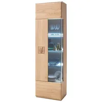 MCA Furniture Vitrine BOLOGNA (BHT 60x208x38 cm, - BHT