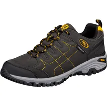 Brütting Mount Shasta Low Unisex Cross-Laufschuh, anthrazit/gelb, 43
