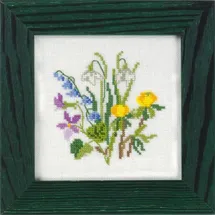Eva Rosenstand Kreuzstich Set Mini Garten Frühling Zählmuster