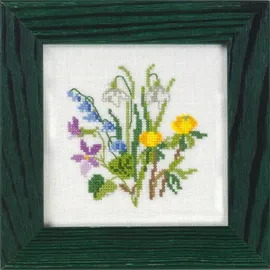 Eva Rosenstand Kreuzstich Set Mini Garten Frühling Zählmuster