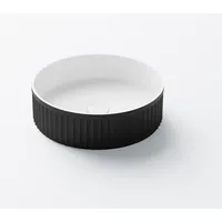 Steinberg Serie 740 Aufsatzwaschtisch, rund, ohne Überlauf, 400x400x120mm, SOLIDSurface,