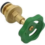 stabilo-sanitär Messing Hahnoberteil Ventiloberteil 3/4" Zoll Dn20 Lange Spindel