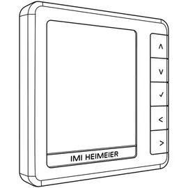 HEIMEIER HM-PRT Raumthermostat programmierbar 230V Weiß