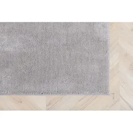 P & B Hochflorteppich, Hellgrau, Textil, Uni, rechteckig, 170x240 cm, Handmade in China, leicht zusammenrollbar, Teppiche , Böden, Teppiche, Hochflorteppiche , Shaggys