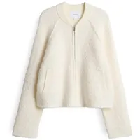 Opus Strickjacke | DELNY Regular Strickjacke aus Bouclé Soft Cream, 34