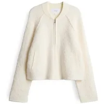Opus Strickjacke | DELNY Regular Strickjacke aus Bouclé Soft Cream, 34
