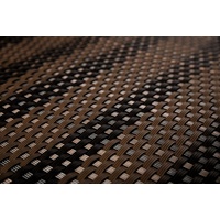 Progresja Polyrattan Balkonsichtschutz - Gemischt Braun / Schwarz 0,9m x 5m