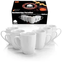 BigDean Kaffeetasse 0,3 l Weiß 12 St.