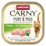 animonda Carny Nassfutter Katze Adult 32x100 g Huhn mit Katzenminze