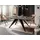 WFL GROUP Ausziehtisch 180 x 76 x 90 cm grau