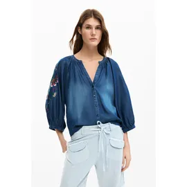 DESIGUAL Blusenshirt Blau M