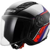 LS2 LS2, Jet-Motorradhelm AIRFLOW II Rush white blue red, M