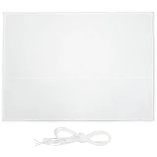 Relaxdays Sonnensegel rechteckig weiß 2,5 x 3,5 m