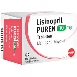 Lisinopril Puren 10 mg Tabletten 100 St