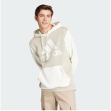 adidas Herren Kapuzensweat Essentials Big Logo, PUTGRE/OWHITE, S