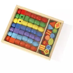 Holzfädelperlen Super Beads (FSC100%)