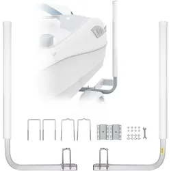 VEVOR L-Form 1,1 m Anhängerpfahl Bootsanhänger Anleitung Kurbelstütze Bootsführung, 30 cm Einstellbare Breite Boat Trailer Guide-on, Ersatzteile und Zubehör für Skiboot Fischerboot Segelbootanhänger
