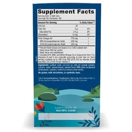 Nordic Naturals Arktischer Lebertran 750 mg Omega-3 Softgels 180 St.