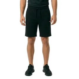 Hugo Regular Fit Sweatshorts aus reiner Baumwolle Modell 'DAYONO', Black, S