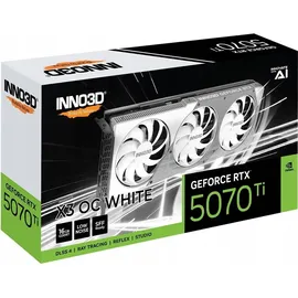 Inno3D GeForce RTX 5070 Ti X3 OC White 16GB Grafikkarte 3xDP/HDMI