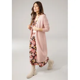 LAURA SCOTT Longstrickjacke rosa 50