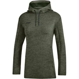 Jako Premium Hoodie Damen khaki meliert 36