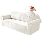 BTTO Sesselhusse Sesselbezug Jacquard Sofabezug Arm Sofabezug mit Schaumstoffstäbchen, 1-/2-/3-/4-Sitzer Möbelschutzbezug