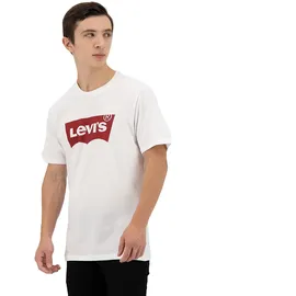 Levi's Standard Housemarked Kurzarm-T-Shirt White / Red XL