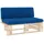 vidaXL Outdoor-Mittelsofa Paletten Imprägniertes Kiefernholz