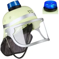 Relaxdays Feuerwehrhelm Kinder Einheitsgröße