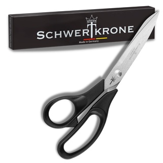 SCHWERTKRONE® Stoffschere Linkshänder [PROFI SCHNEIDERSCHERE] - Stoffschere scharf Teppichschere - Fabric Scissors - Textilschere scharfe Schneider Schere - Schere für Linke Hand (Länge: 20cm)