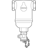 Spirotech Schlammabscheider SpiroTrap 1 1/2 IG, 10 bar, 110 Grad"