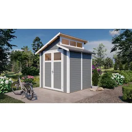 BERTILO Studio Basic 2,10 x 2,02 m silbergrau