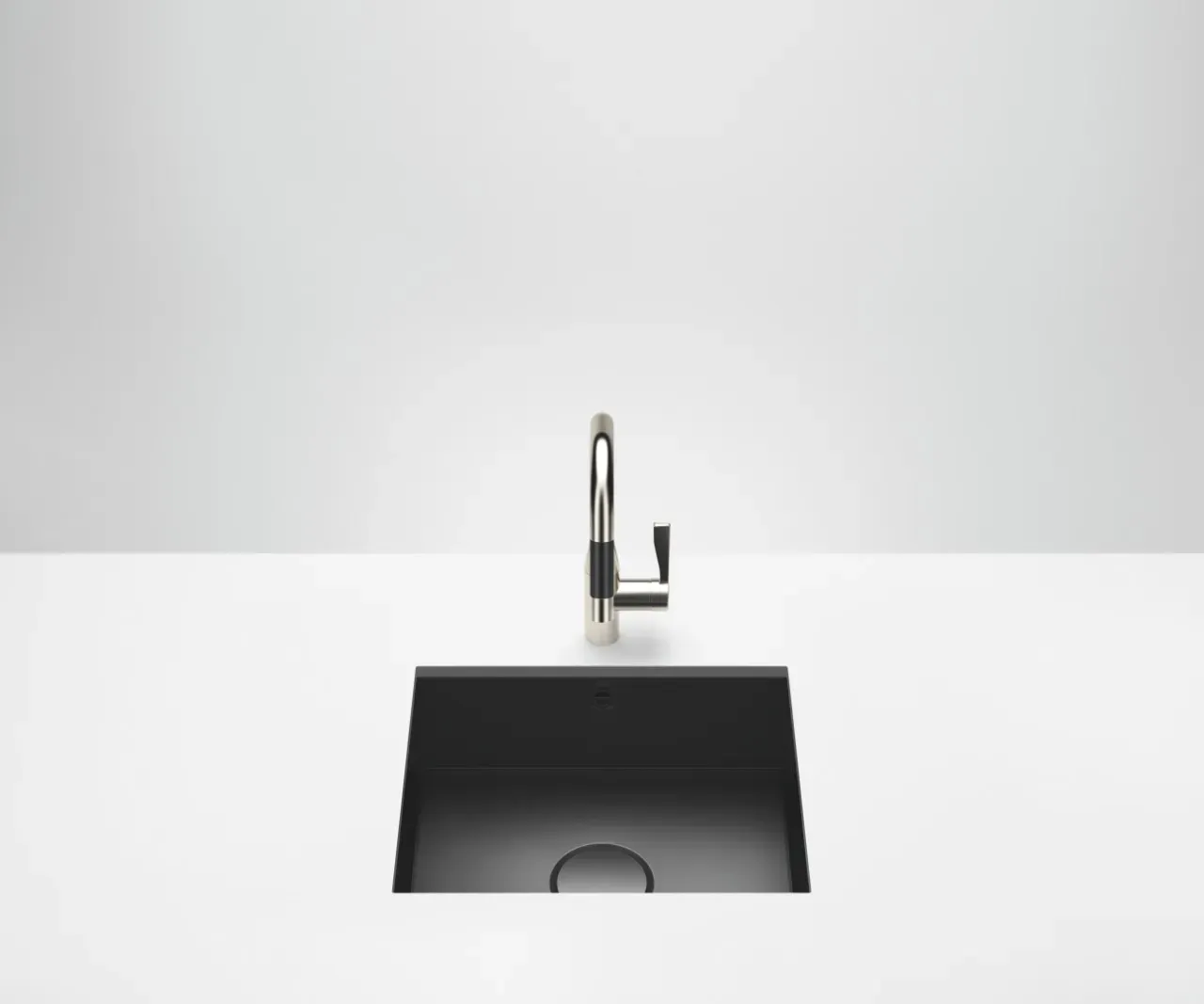 Dornbracht Einzelbecken SERIENNEUTRAL Schwarz matt 38500002,38500002-71 38500002-71