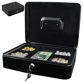 Malatec XL Spardose aus Metall in Roboterform, 24 x 9 x 8 cm (rot)