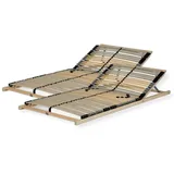 Sleepneo Lattenrost 180x200 cm - Kopfteil verstellbar 42 Latten 7-Zonen Traglast ca. 140 Kg Birken und Buchenschichtholz Selbstmontage Made in Germany