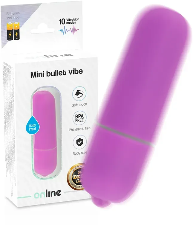ONLINE - Mini vibrierende Kugel Lila kompakt