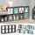 Vicco Kinderregal Scutum 143 x 72 x 29 cm Kiefer grau