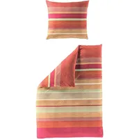 BIERBAUM Bettwäsche 135 x 200 cm Renforce Rot