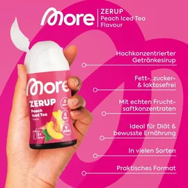 MORE Nutrition More Zerup Peach Iced Tea 65 ml