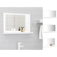 VidaXL Badspiegel Weiß 60x10,5x37 cm Holzwerkstoff